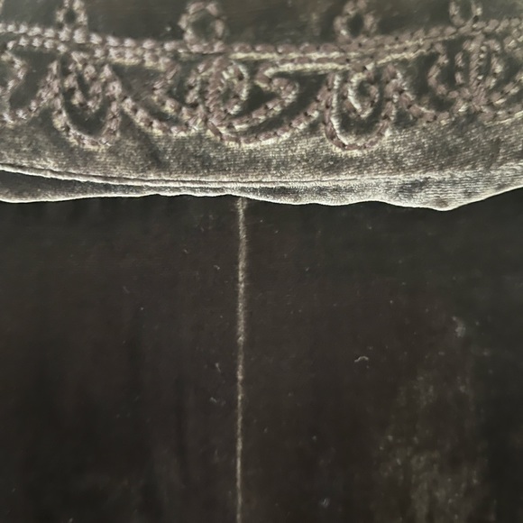 Tahari Brown Velvet Jacket Brown Size 4 - Picture 6 of 6